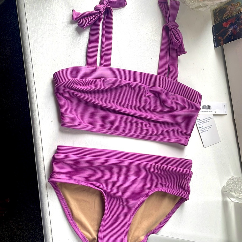 Purple swimsuit old navy